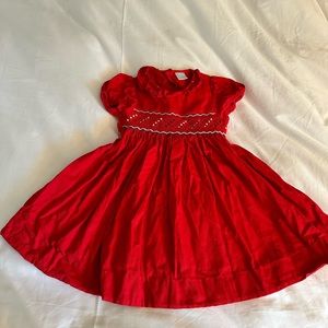 Edgehill Collection Red Dress Christmas